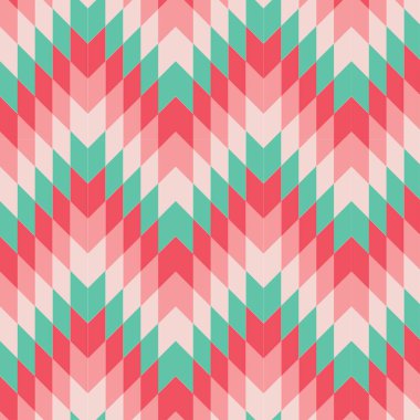 soyut geometrik yüz deseni renkli