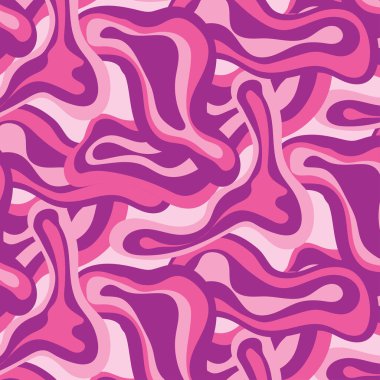 Kadın kumaşında lekeler ve lekeler var.