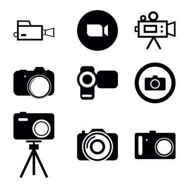 profesyonel kamera fotoğrafçılık simgesi