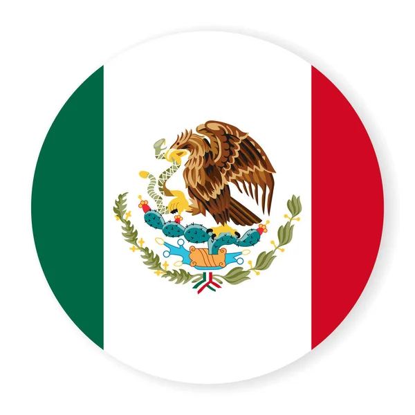 Mexicaanse Vlag Het Nationale Symbool Van Mexico Illustratie Banner Vector — Stockvector