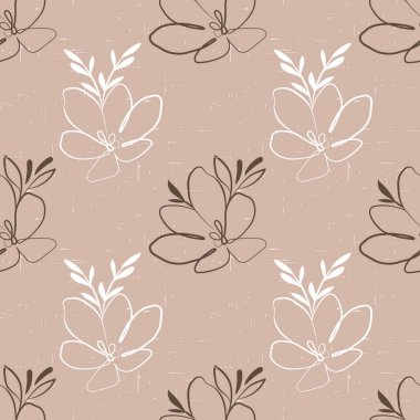 Kusursuz bir desen, eski püskü bir arka planda hatlar çizme sanatı. Arkaplan, tekstil, vektör