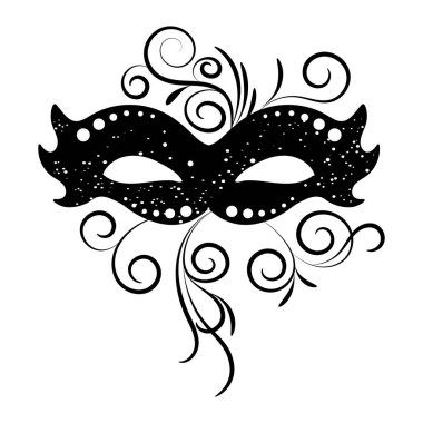 Colorful elegant carnival masquerade mask, Mardi Gras, Purim. Illustration, elegant design, vector