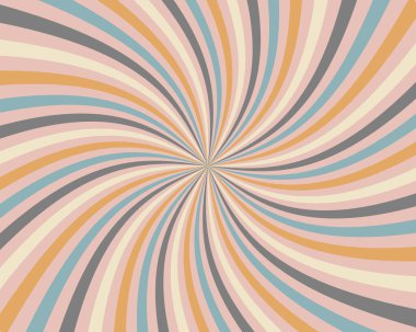 Geçmişe dönük güneş patlaması. Güneş ışınlı spiral desen. Görüntü.