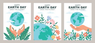 Küre, eller, çiçekler ve 