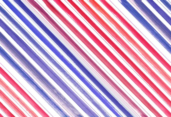 Kleurrijke Strepen Naadloos Patroon Met Blauwe Rode Kleuren Verticale Parallelle Stockfoto