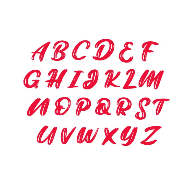 エレガントでクラシックな大文字 フォントA Abcd アルファベットと数字 — ストック写真