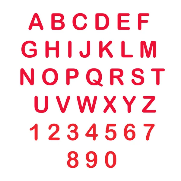 Eleganta Och Klassiska Versaler Typsnitt Abcd Alfabet Och Siffror — Stockfoto