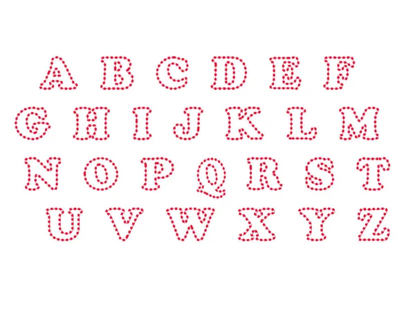Elegantes Clásicas Letras Mayúsculas Fuentes Abcd Alfabetos Números Imagen de stock