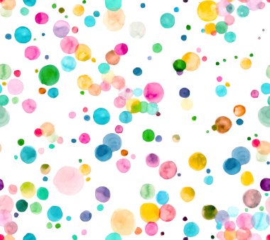 Suluboya arka plan tasarım baloncukları, zarif ve renkli izole kabarcıklar. modern sanat 