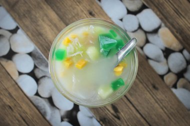 Es buah or fruit ice is a fresh Indonesian drink