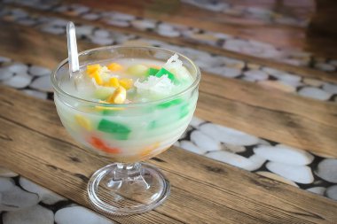 Es buah or fruit ice is a fresh Indonesian drink