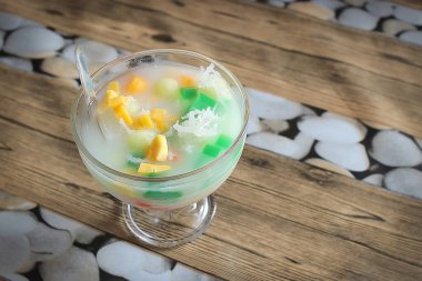 Es buah or fruit ice is a fresh Indonesian drink