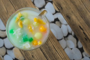 Es buah or fruit ice is a fresh Indonesian drink