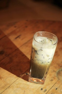 A delicious cold chocolate drink