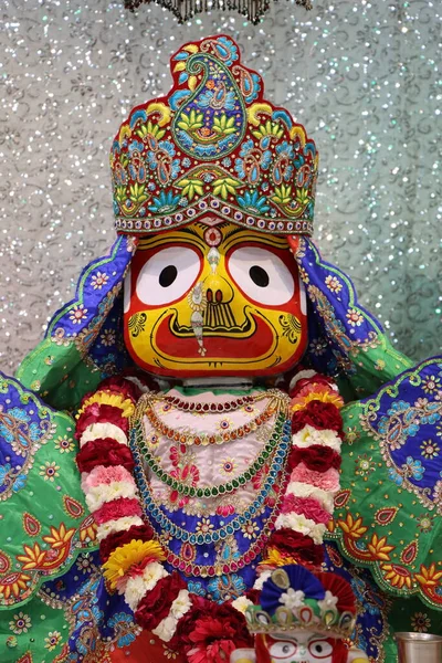 Όμορφες Θεότητες Του Radha Govindji Στο Iskcon Ναό Ahmedabad Gujarat — Φωτογραφία Αρχείου