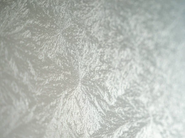 Frost Auf Glas Gefrorene Glastextur Frostbeständigkeit Winterlicher Hintergrund — Stockfoto