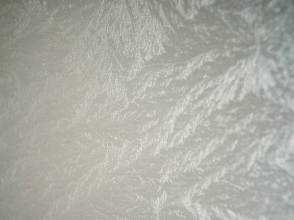 Frost Auf Glas Gefrorene Glastextur Frostbeständigkeit Winterlicher Hintergrund — Stockfoto