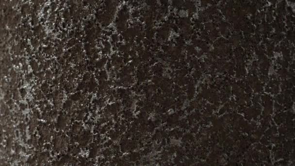 Texture Stone Macro Video Rough Wall Texture — Stock Video