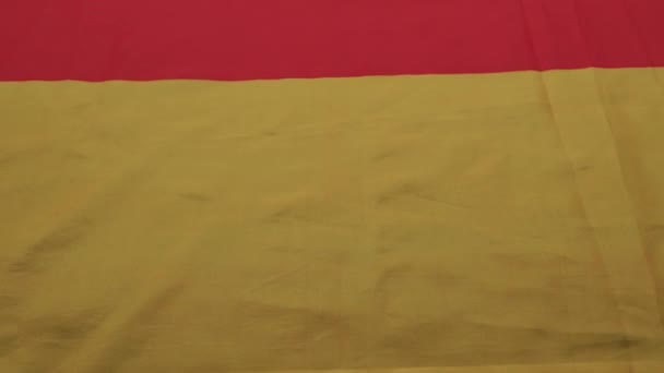 Німецький Прапор Exaltation Національний Прапор Німеччини Підсумок — стокове відео