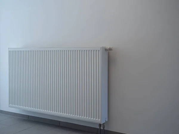 Большой Современный Радиатор Отопления Доме Отопление Дома — стоковое фото