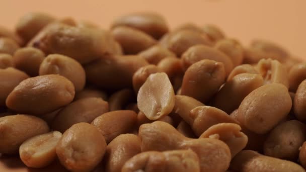 Amendoins Assados Amendoins Perto — Vídeo de Stock