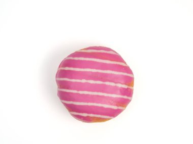 Çörek beyaz arka planda izole edilmiş. Beyaz arka planda tatlı çörekler.