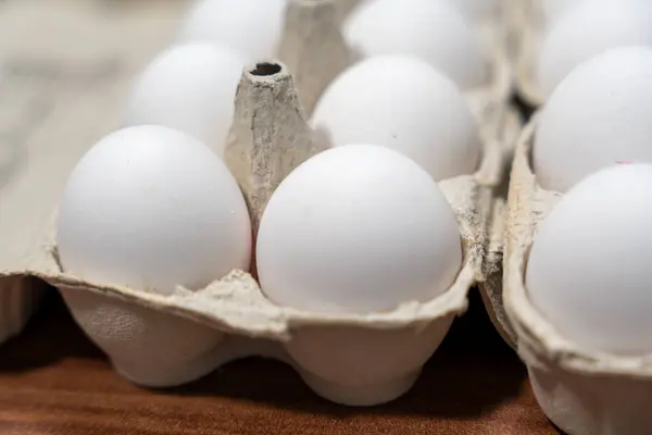 닭고기 달걀의 닭고기 클로즈업 — 스톡 사진