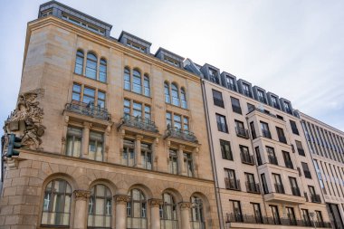 Avrupa şehirlerinin eski cepheleri. Berlin 'in eski cepheleri.