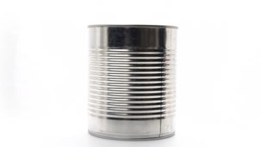 Boş Kutu, Ön Manzara. Etiketsiz basit bir gümüş kutu döndürür, ürün sunumları için minimalist bir temsil.