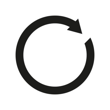 Okun simgesini tazele. Sembol vektörünü yeniden yükle. Dairesel rotasyon grafiği. Döngü amblemini güncelle. EPS 10.