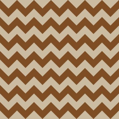 Sembol zigzag deseni. Kahverengi ve bej arka plan. Tekrarlanan geometrik doku. Vektör kusursuz tasarım. EPS 10.