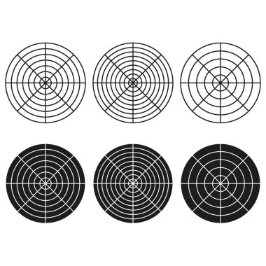 Birbirine bağlı kare şekiller. Geometrik soyut tasarım. Minimalist siyah çizgiler. Vektör çizimi. EPS 10.