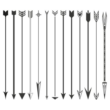 Dikey ok deseni. Yukarı doğru. Yönlendirme akışı. Monokrom simetrik form. EPS 10.