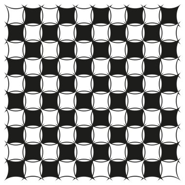 Üç boyutlu daire şeklinde. Cilt küre şekilleri. Beyaz gri kontrast. Vektör geometrik yanılsama. EPS 10.