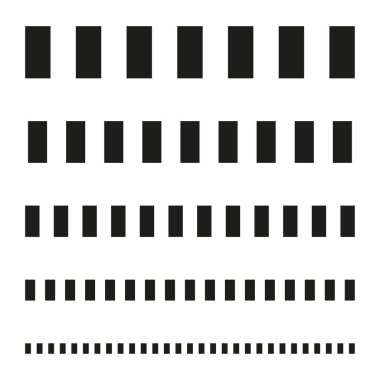 Dikdörtgen desen koleksiyonu. Geometrik şekil vektörü. Izgara elemanlarını engelle. Minimalist soyut arka plan. EPS 10.