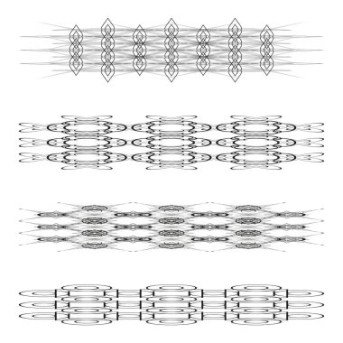 Soyut çizgi deseni. Doku Vektörü tekrarlanıyor. Yatay vuruş elementleri. Geometrik görsel arka plan. EPS 10.