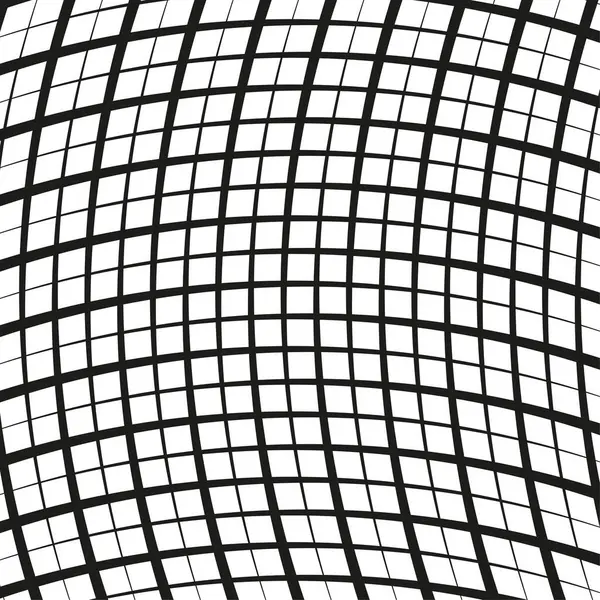Çarpık şebeke modeli. Ayrılmış çizgi tasarımı. Optik illüzyon Vektörü. Eğri örgü arka plan. EPS 10.