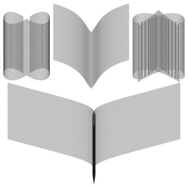 Soyut çizgi deseni. Dinamik çizgi sanatı. Optik ilüzyon çizimi. Vektör geometrik şekil. EPS 10.