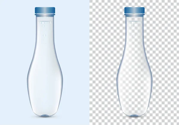 Μπουκάλι Μεταλλικό Πόσιμο Νερό Διανυσματική Απεικόνιση — Διανυσματικό Αρχείο