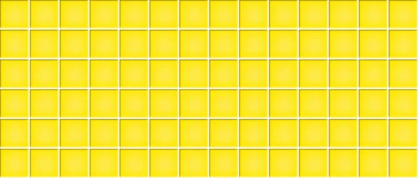 Gele Keramische Tegels Textuur Abstracte Achtergrond Vector Illustratie — Stockvector
