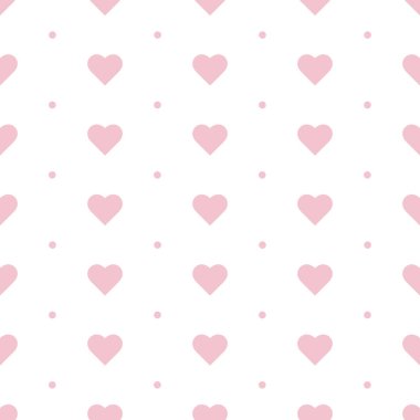 Pembe kalpler pürüzsüz arka plan vektör çizimi
