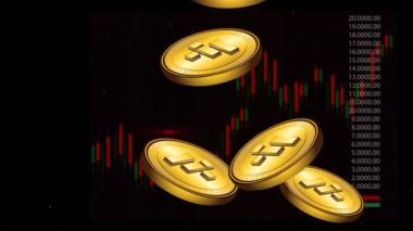 ftx kripto para birimi yeşil ekran arka planına düşüyor