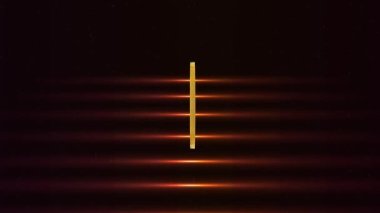 Bebek Doge şifreleme para birimi 3D altın sikke dönüş efekti yeşil ekt arkaplan