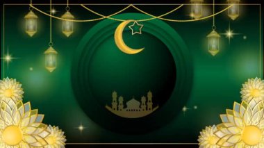 Davet, Ramazan, Bayram, Mawlid için İslami Açıcı ve Arkaplan