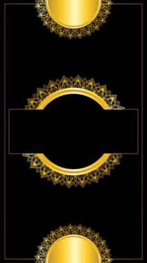 Çiçek mandala düğün davetiyesi yeşil ekran arka planı