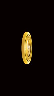 dogecoin şifreleme para birimi dikey yeşil ekran arkaplanı