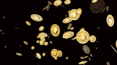 mim dogecoin şifreleme para birimi yeşil ekran arkaplanı