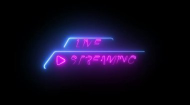 canlı yayın imzalı neon ışık efekti yeşil ekran arkaplanı