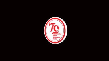 Endonezya Cumhuriyeti 'nin 79. Bağımsızlık Günü logosu