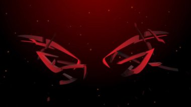 esports logosu kırmızı eğimli yeşil ekran arkaplanı